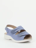 Solidus - Sandalette aus Nubukleder in blau