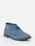 Pantanetti – Desert Boots aus Veloursleder Jeansblau