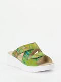 Hickersberger – Komfort-Pantolette aus Leder multicolor