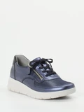 Stuppy - Sneaker aus Stretch in blau