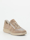 Semler – Komfort-Sneaker aus Veloursleder beige