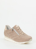 Semler – Komfort-Sneaker aus Veloursleder beige