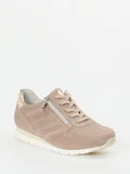 Semler - Sneaker aus Veloursleder in beige