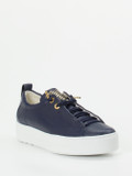 Paul Green – Plateau-Sneaker aus Kalbleder dunkelblau