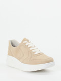 Semler – Komfort-Sneaker aus Veloursleder beige