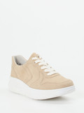Semler – Komfort-Sneaker aus Veloursleder beige