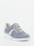 Semler – Komfort-Sneaker aus Veloursleder Lavendelblau