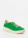 Gabor – Sneaker aus Veloursleder in Grasgrün