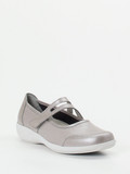 Stuppy – Mary Jane aus Stretch mit Metallic-Finish