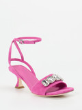 Kennel & Schmenger – Sandalette aus Veloursleder pink