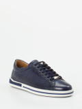Galizio Torresi – Sneaker aus Glattleder Dunkelblau