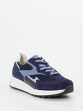 Gabor Comfort – Retro-Sneaker aus Veloursleder Blau