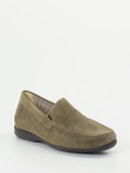 Sioux – Herren-Loafer aus Veloursleder olivgrün
