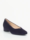 Hassia - Pumps aus Veloursleder in blau