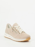 Ara – Sneaker aus Veloursleder in Beige