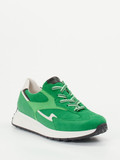 Gabor Comfort – Sneaker aus Veloursleder grasgrün