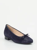 Hassia - Ballerina aus Veloursleder in blau