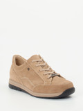 Finn Comfort – Komfort-Sneaker aus Veloursleder beige