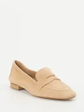 Andrea Puccini – Loafer aus Veloursleder beige