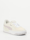 Puma – Platform Sneaker aus Leder in Cremeweiß