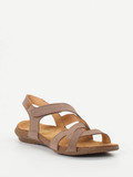 El Naturalista – Komfortsandalen aus Nubukleder Taupe