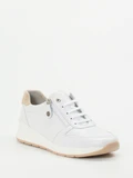 Hickersberger - Sneaker aus Stretch in weiß