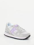 Saucony – Retro-Sneaker aus Textil und Veloursleder hellgrau