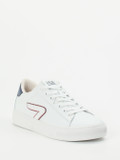 HUB – Sneaker aus Glattleder Weiß mit Farbdetails
