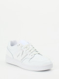 New Balance – Sneaker aus Kalbleder weiß