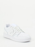 New Balance – Sneaker aus Kalbleder weiß