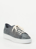 Lemargo – Sneaker aus geflochtenem Leder blaugrau