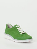 Semler – Komfort-Sneaker aus Veloursleder grasgrün