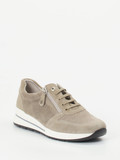 Hickersberger – Komfort-Sneaker aus Veloursleder beige
