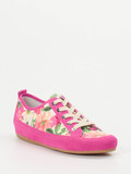 Semler – Freizeitsneaker aus Veloursleder pink