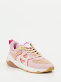 Hogan – Sneaker aus Veloursleder und Mesh rosa