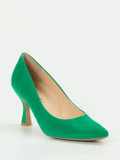 Paul Green – Pumps aus Veloursleder smaragdgrün