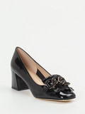 Andrea Puccini - Pumps aus Lackleder in schwarz