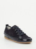 Semler – Komfort-Sneaker aus Veloursleder Dunkelblau