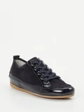Semler – Komfort-Sneaker aus Veloursleder Dunkelblau