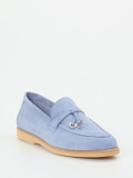 Maripé – Loafer aus Veloursleder Hellblau