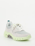 Gabor Comfort – Chunky Sneaker aus Velour/Textil hellgrau