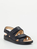 Finn Comfort – Komfortsandalen aus Fettleder Dunkelblau