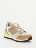 Ambitious – Retro-Sneaker aus Veloursleder beige