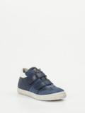 Däumling – Klett-Sneaker aus Kalbleder in Blau