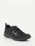 Ecco - Schnürschuh aus Textil in schwarz