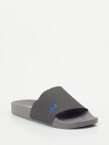 Thies – Slides aus Textil mit EVA-Fußbett in Grau