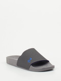 Thies - Badepantolette aus Textil in grau