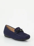Ralph Harrison - Slipper aus Nubukleder in blau
