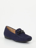 Ralph Harrison – Loafer aus Nubukleder in Tintenblau