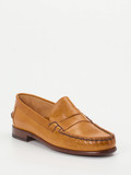 Andrea Puccini - Slipper aus Kalbleder in braun